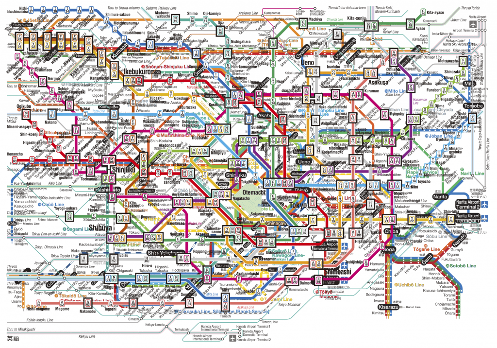 JR-Metro Maps Overlayed