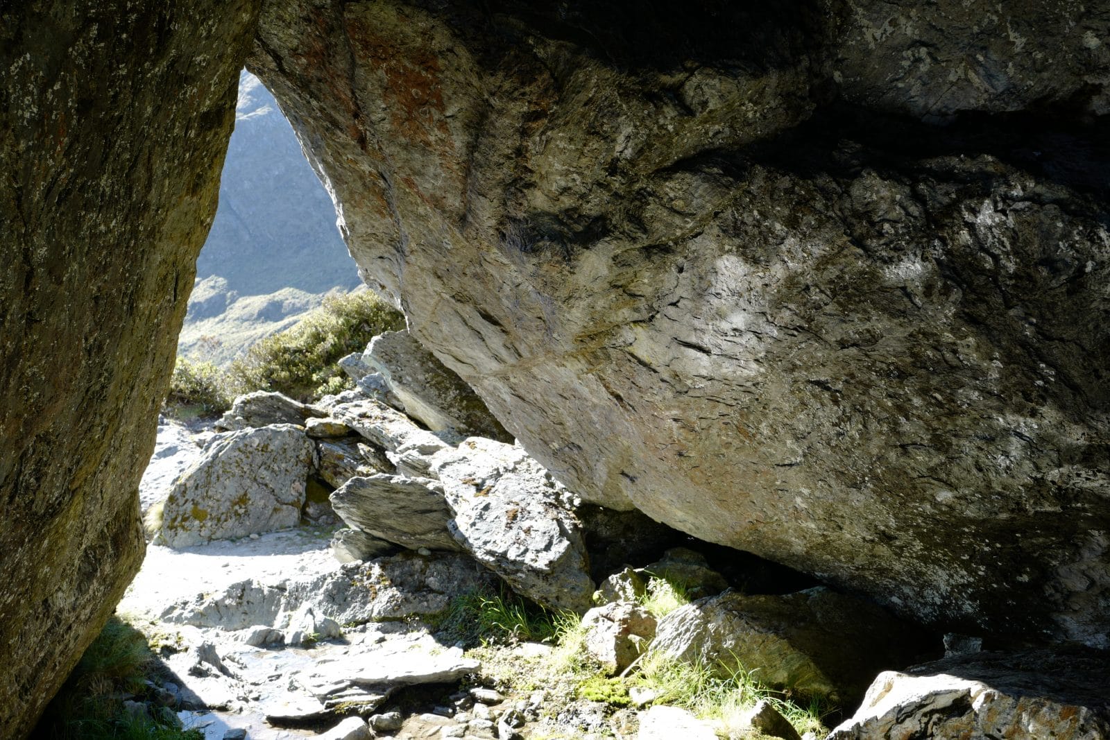 Hiking the Routeburn Track from the Routeburn Shelter to the Divide in ...