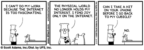 Dilbert Internet Addiction Comic