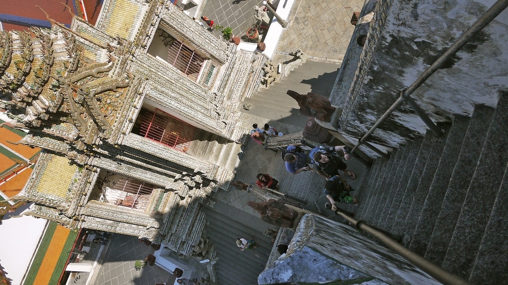 Wat Arun Steep Ascent