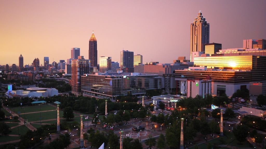 Dusk in Atlanta