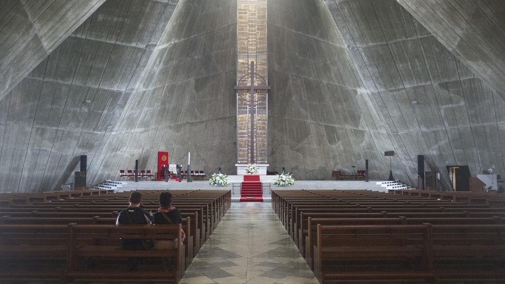 St. Mary's Cast Concrete Interior