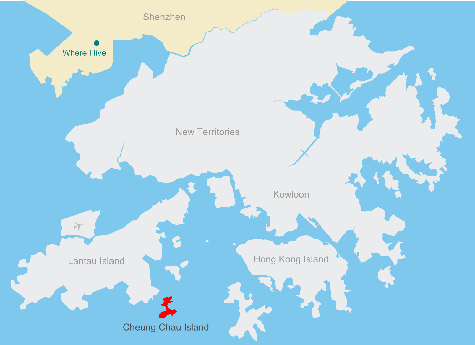 Chau Uc Map