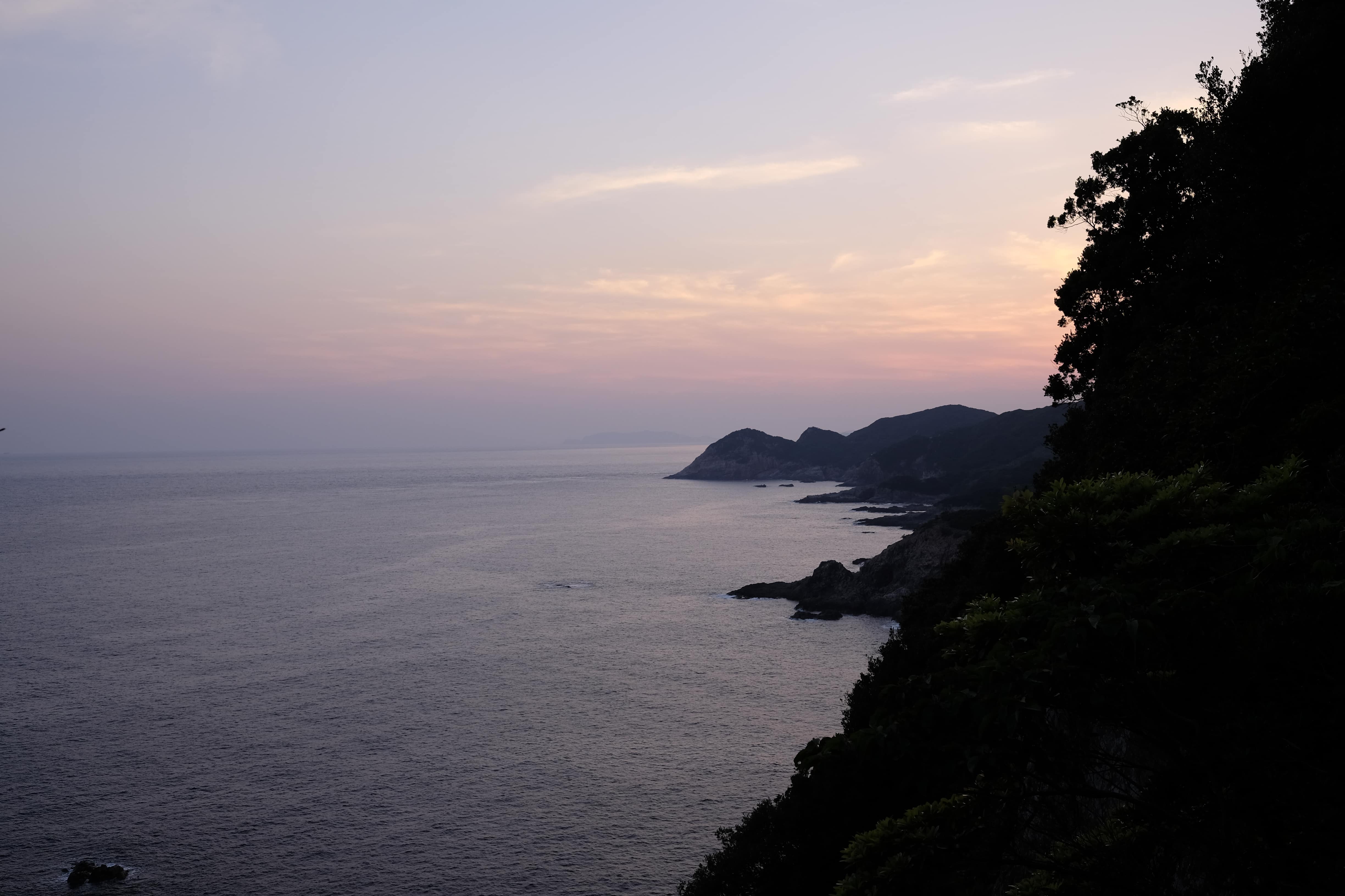 Sunset from Ashizuri Hut