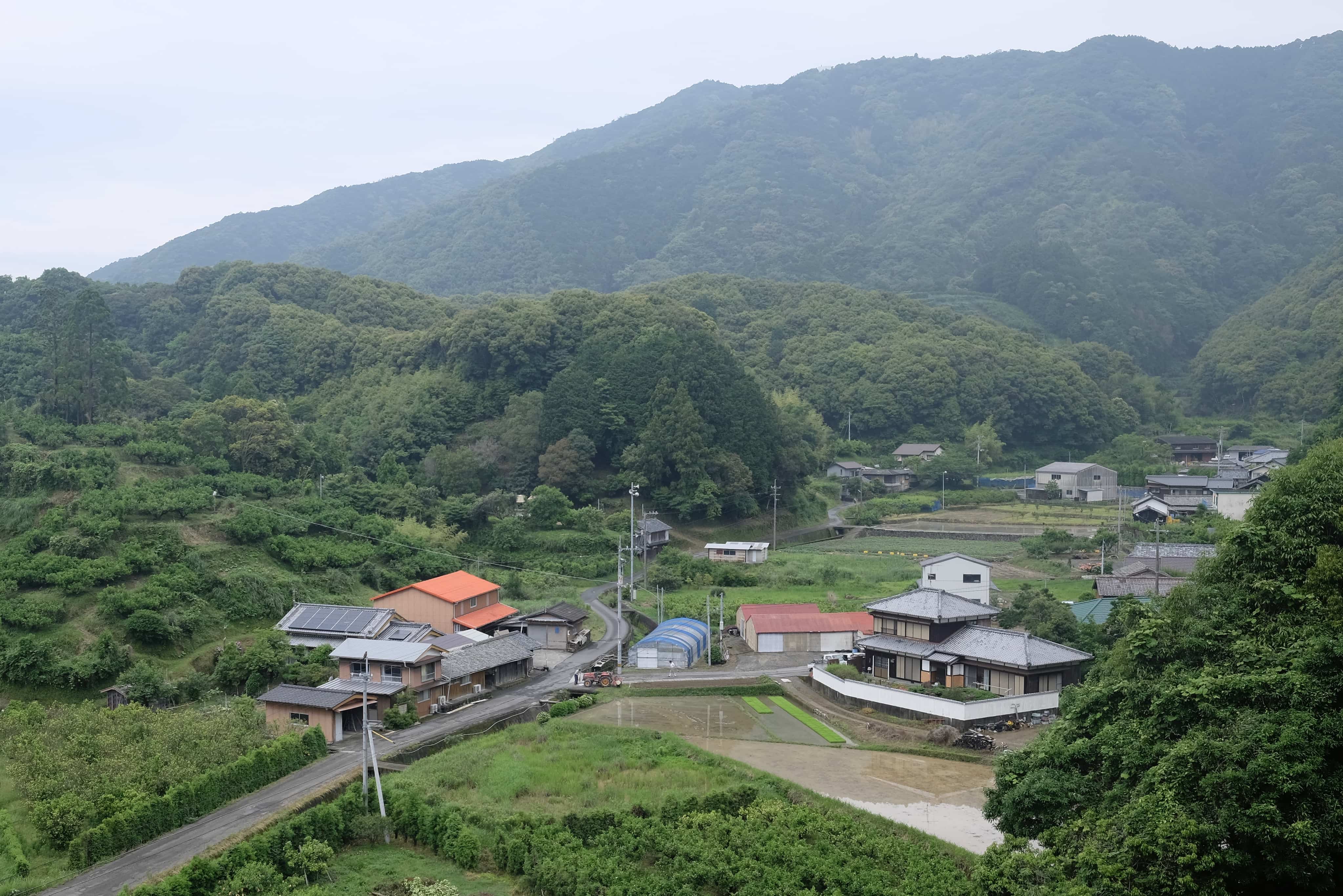 Village along Matsuo-tōge Pass