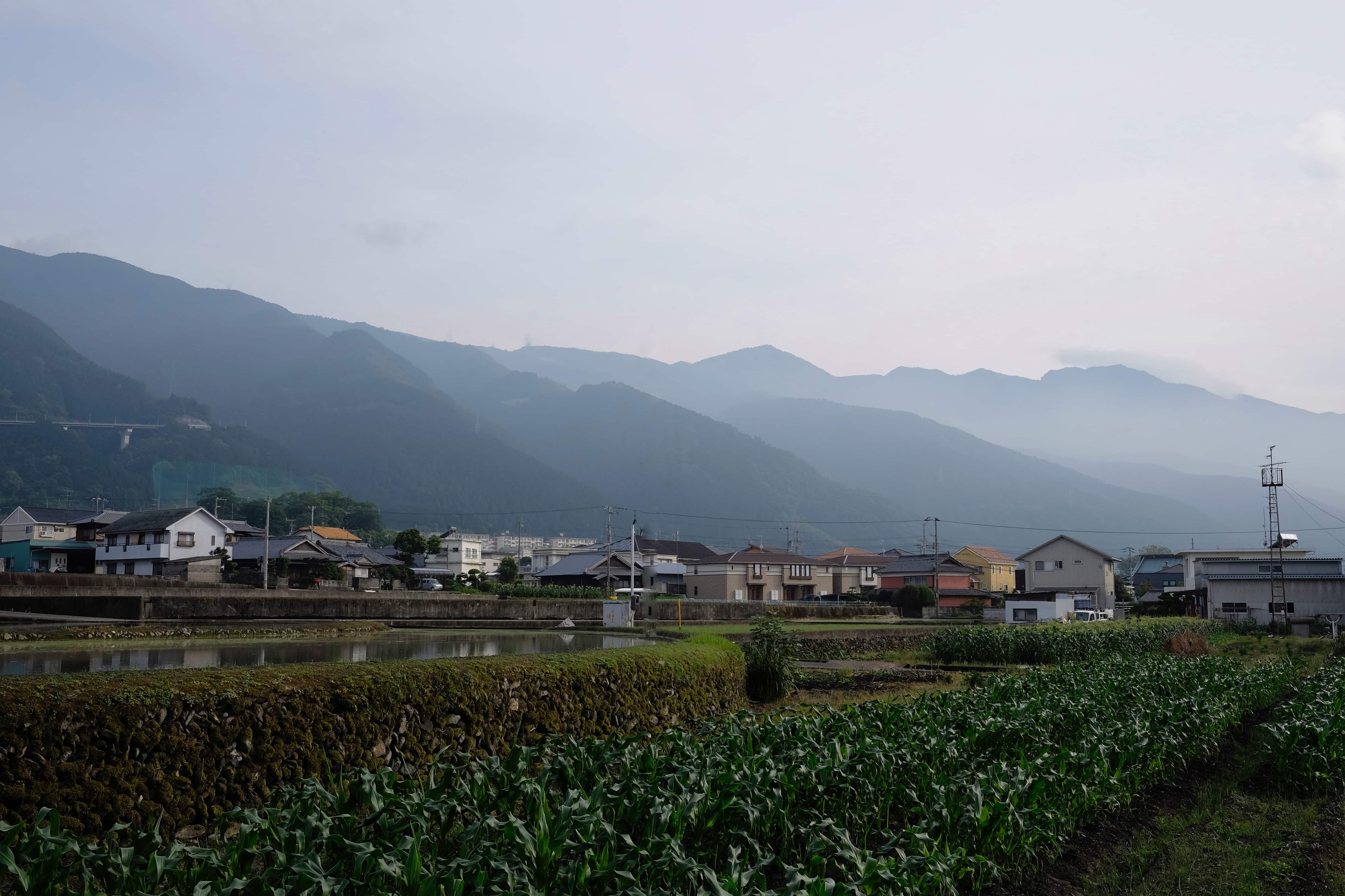 Mountains from Shikokuchūō