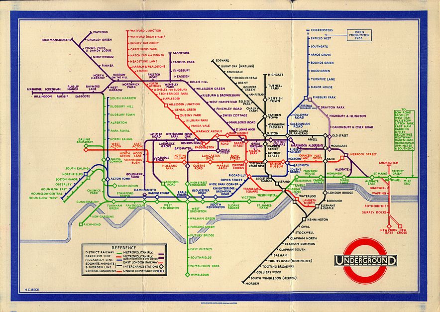 New London Underground Tube Map Design Proposal by Mark Noad – Randomwire