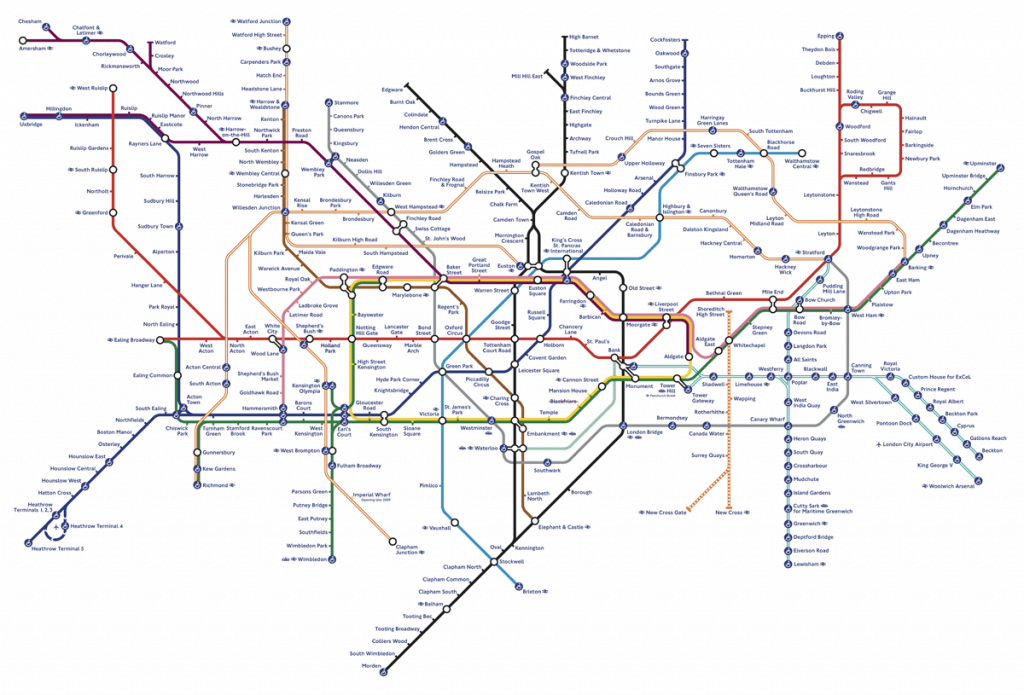 Tube Map Evolution: 2009 Edition Review – River Thames No More – Randomwire