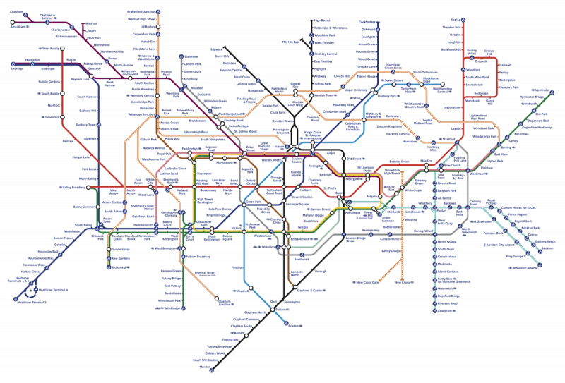 Tube Map Evolution: 2009 Edition Review – River Thames No More – Randomwire